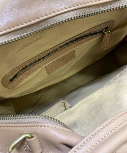 notre favori（ノートルファボリ）notre favori (ノートルファボリ) 2WAYバッグ ライトブラウンの古着・服飾アイテム