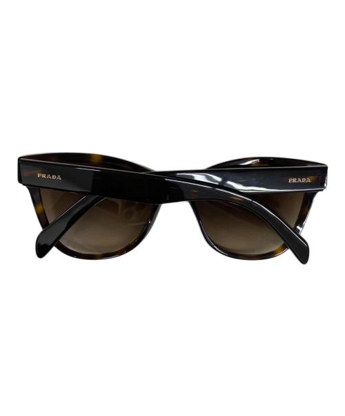 PRADA（プラダ）PRADA (プラダ) キャットアイフレームサングラス ブラウンの古着・服飾アイテム