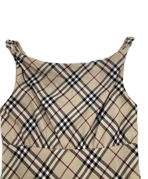 BURBERRY LONDON BLUE LABEL（バーバリーロンドンブルーレーベル）BURBERRY LONDON BLUE LABEL (バーバリーロンドンブルーレーベル) キャミソール ベージュ サイズ:38の古着・服飾アイテム