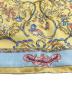 中古・古着 HERMES (エルメス) プチカレ PIERRES d' ORIENT et d' OCCIDENT スカーフ イエロー×ブルー：12000円