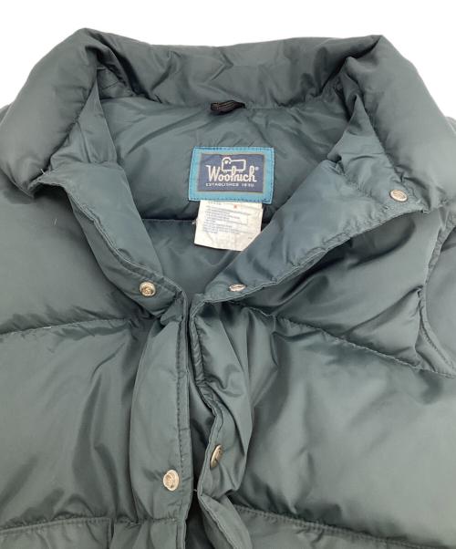 WOOLRICH（ウールリッチ）WOOLRICH (ウールリッチ) 80`Sダウンベスト グリーン サイズ:M（USサイズ）の古着・服飾アイテム