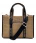 COACH（コーチ）の古着「スミス トート バッグ」｜ベージュ×ブラック