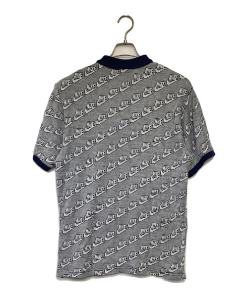 NIKE（ナイキ）NIKE (ナイキ) SUPREME (シュプリーム) ジャガード ポロシャツ ネイビー サイズ:Mの古着・服飾アイテム