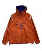 Timberland×SUPREMEティンバーランド×シュプリーム）の古着「Reflective Taping Anorak（リフレクティブ テーピング アノラック）」｜オレンジ