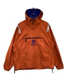 Timberland×SUPREME（ティンバーランド×シュプリーム）の古着「Reflective Taping Anorak（リフレクティブ テーピング アノラック）」｜オレンジ