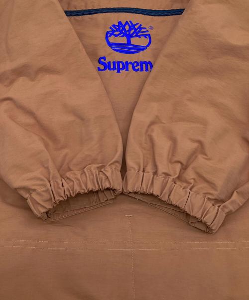 Timberland（ティンバーランド）Timberland (ティンバーランド) SUPREME (シュプリーム) Reflective Taping Anorak（リフレクティブ テーピング アノラック） オレンジ サイズ:Lの古着・服飾アイテム