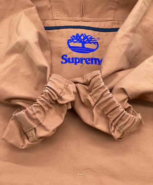 Timberland（ティンバーランド）Timberland (ティンバーランド) SUPREME (シュプリーム) Reflective Taping Anorak（リフレクティブ テーピング アノラック） オレンジ サイズ:Lの古着・服飾アイテム