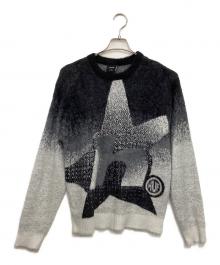 HUF（ハフ）の古着「HORIZON SHAGGY CREWNECK（ホライゾン シャギー クルーネック）」｜グレー