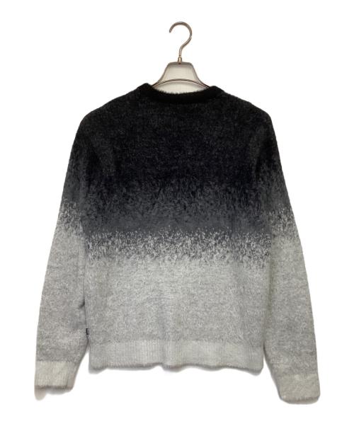 HUF（ハフ）HUF (ハフ) HORIZON SHAGGY CREWNECK（ホライゾン シャギー クルーネック） グレー サイズ:Sの古着・服飾アイテム