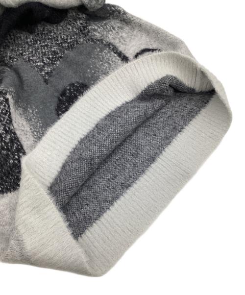 HUF（ハフ）HUF (ハフ) HORIZON SHAGGY CREWNECK（ホライゾン シャギー クルーネック） グレー サイズ:Sの古着・服飾アイテム