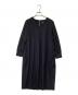 kurashi&trips publishing（クラシアンドトリップス パブリッシング）の古着「コクーン フォーマルワンピース」｜ネイビー