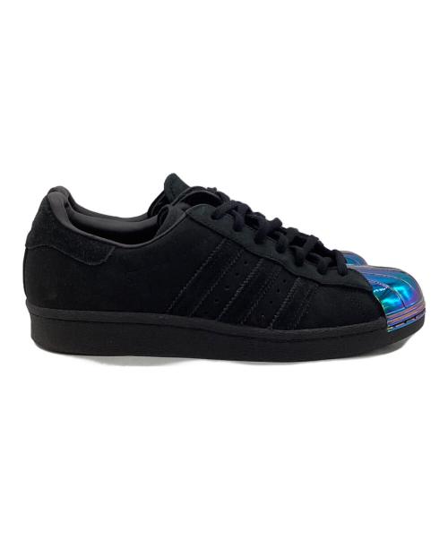 adidas Originals（アディダスオリジナル）adidas Originals (アディダスオリジナル) SUPERSTAR 80s METAL TOE（スーパースター 80s メタル トゥ） ブラック×ブルー サイズ:25㎝の古着・服飾アイテム