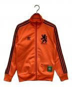 adidasアディダス）の古着「NEDERLAND 74 トラックジャケット」｜オレンジ