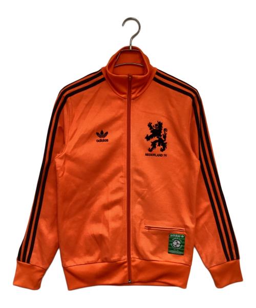 adidas（アディダス）adidas (アディダス) NEDERLAND 74 トラックジャケット オレンジ サイズ:Mの古着・服飾アイテム