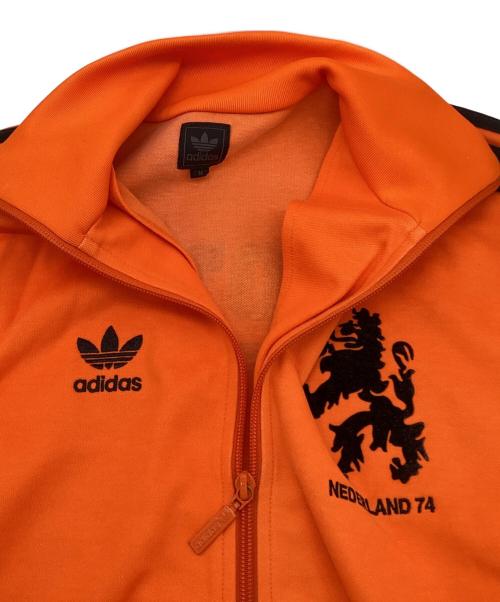 adidas（アディダス）adidas (アディダス) NEDERLAND 74 トラックジャケット オレンジ サイズ:Mの古着・服飾アイテム