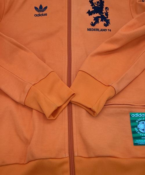 adidas（アディダス）adidas (アディダス) NEDERLAND 74 トラックジャケット オレンジ サイズ:Mの古着・服飾アイテム