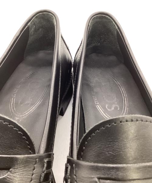 TOD'S（トッズ）TOD'S (トッズ) コインローファー ブラック サイズ:34.5の古着・服飾アイテム