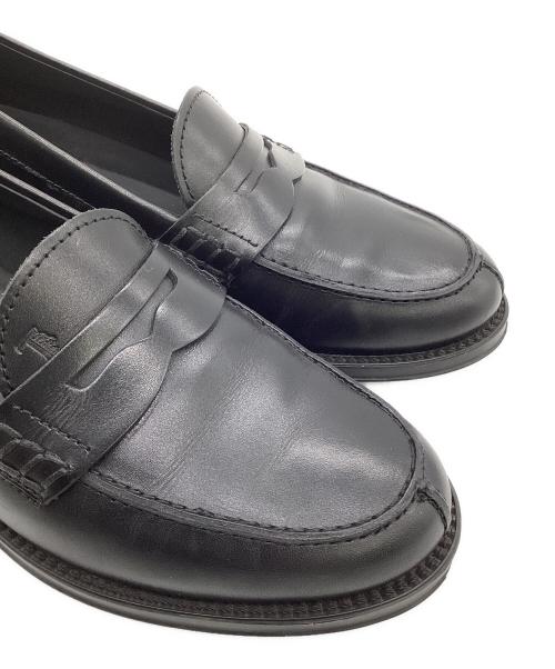 TOD'S（トッズ）TOD'S (トッズ) コインローファー ブラック サイズ:34.5の古着・服飾アイテム