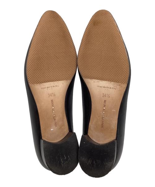 Manolo Blahnik（マノロブラニク）Manolo Blahnik (マノロブラニク) パンプス ブラック サイズ:34 1/2の古着・服飾アイテム