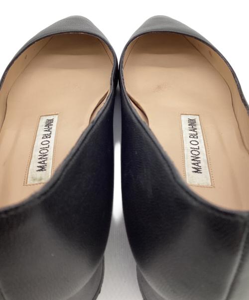 Manolo Blahnik（マノロブラニク）Manolo Blahnik (マノロブラニク) パンプス ブラック サイズ:34 1/2の古着・服飾アイテム