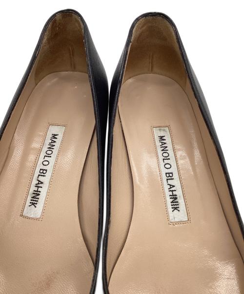 Manolo Blahnik（マノロブラニク）Manolo Blahnik (マノロブラニク) パンプス ブラック サイズ:34 1/2の古着・服飾アイテム