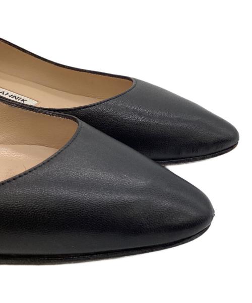 Manolo Blahnik（マノロブラニク）Manolo Blahnik (マノロブラニク) パンプス ブラック サイズ:34 1/2の古着・服飾アイテム