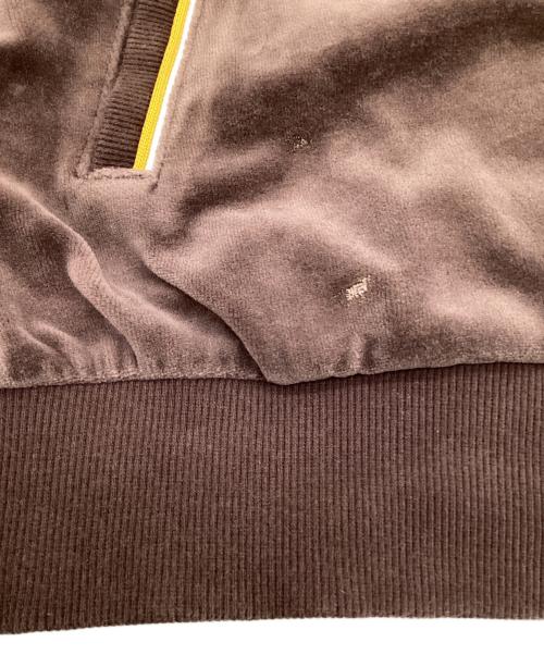 NIKE（ナイキ）NIKE (ナイキ) ベロア トラックジャケット イエロー×ブラウン サイズ:Mの古着・服飾アイテム