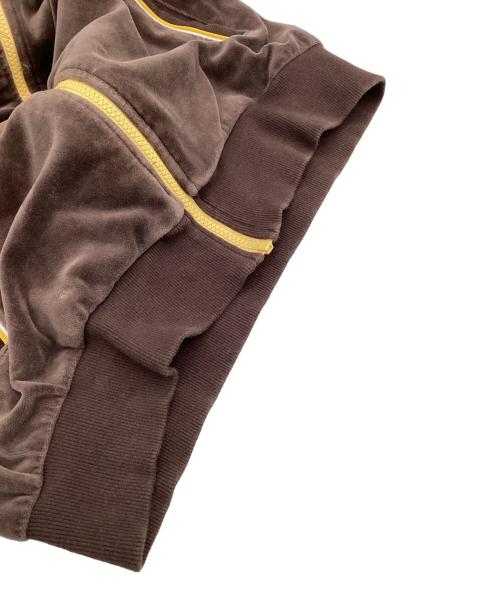 NIKE（ナイキ）NIKE (ナイキ) ベロア トラックジャケット イエロー×ブラウン サイズ:Mの古着・服飾アイテム