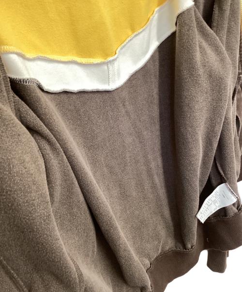 NIKE（ナイキ）NIKE (ナイキ) ベロア トラックジャケット イエロー×ブラウン サイズ:Mの古着・服飾アイテム