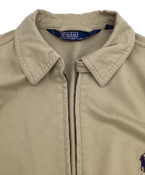 Polo by RalphLauren（ポロ バイ ラルフローレン）Polo by RalphLauren (ポロ バイ ラルフローレン) スイングトップ ベージュ サイズ:Sの古着・服飾アイテム