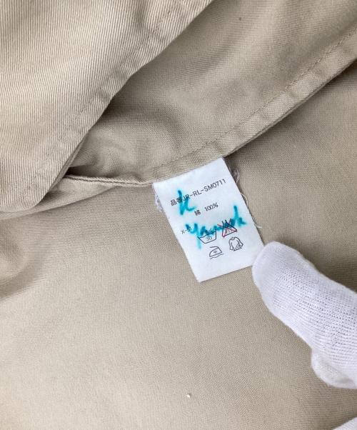 Polo by RalphLauren（ポロ バイ ラルフローレン）Polo by RalphLauren (ポロ バイ ラルフローレン) スイングトップ ベージュ サイズ:Sの古着・服飾アイテム