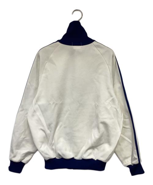 adidas（アディダス）adidas (アディダス) トラックジャケット ホワイト×ネイビー サイズ:6号の古着・服飾アイテム