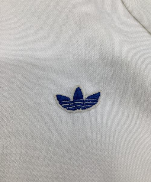 adidas（アディダス）adidas (アディダス) トラックジャケット ホワイト×ネイビー サイズ:6号の古着・服飾アイテム