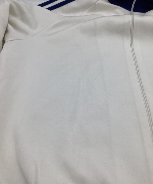 adidas（アディダス）adidas (アディダス) トラックジャケット ホワイト×ネイビー サイズ:6号の古着・服飾アイテム