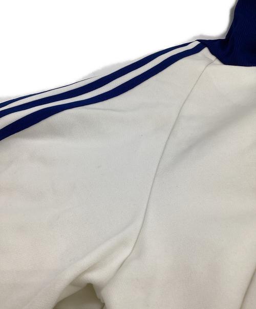 adidas（アディダス）adidas (アディダス) トラックジャケット ホワイト×ネイビー サイズ:6号の古着・服飾アイテム