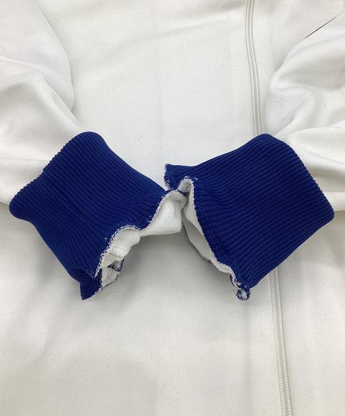 adidas（アディダス）adidas (アディダス) トラックジャケット ホワイト×ネイビー サイズ:6号の古着・服飾アイテム