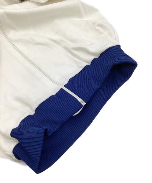 adidas（アディダス）adidas (アディダス) トラックジャケット ホワイト×ネイビー サイズ:6号の古着・服飾アイテム