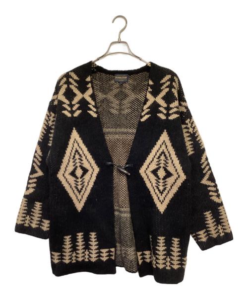 PENDLETON（ペンドルトン）PENDLETON (ペンドルトン) BEAMS Lights (ビームスライト) 別注 トグルカーディガン ブラック サイズ:Lの古着・服飾アイテム
