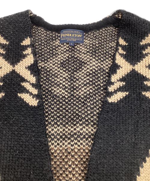 PENDLETON（ペンドルトン）PENDLETON (ペンドルトン) BEAMS Lights (ビームスライト) 別注 トグルカーディガン ブラック サイズ:Lの古着・服飾アイテム