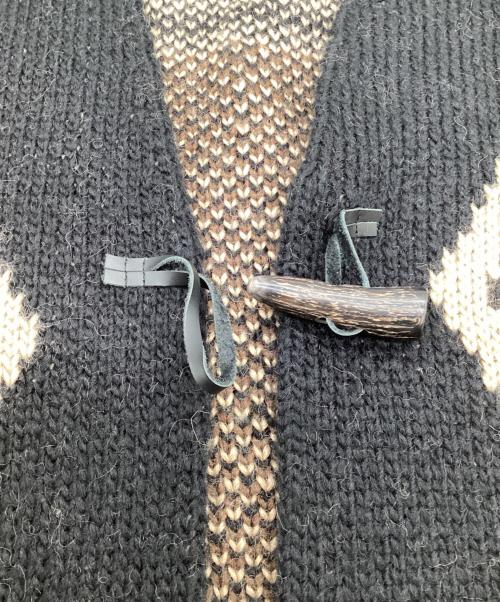 PENDLETON（ペンドルトン）PENDLETON (ペンドルトン) BEAMS Lights (ビームスライト) 別注 トグルカーディガン ブラック サイズ:Lの古着・服飾アイテム