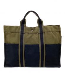 HERMES（エルメス）の古着「フールトゥMM トートバッグ」｜オリーブ