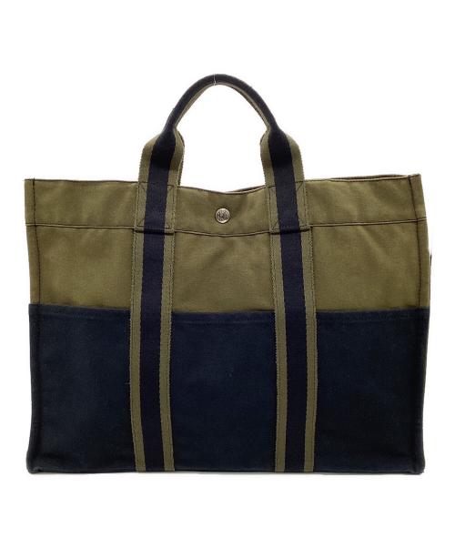 HERMES（エルメス）HERMES (エルメス) フールトゥMM トートバッグ オリーブの古着・服飾アイテム