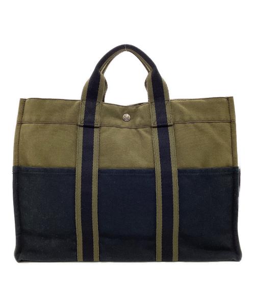 HERMES（エルメス）HERMES (エルメス) フールトゥMM トートバッグ オリーブの古着・服飾アイテム