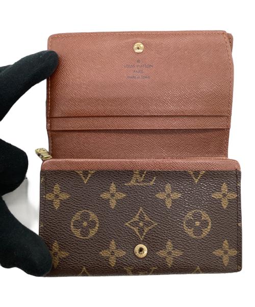 LOUIS VUITTON（ルイ ヴィトン）LOUIS VUITTON (ルイ ヴィトン) モノグラム ポルトモネ・ビエ・トレゾール2つ折り財布の古着・服飾アイテム