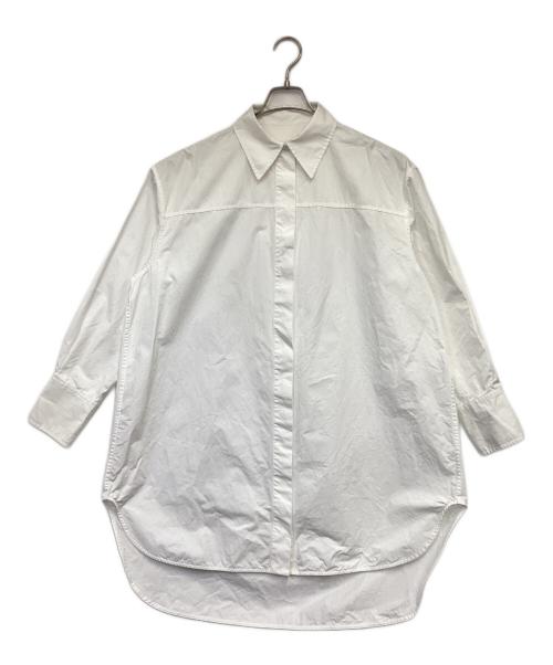 JIL SANDER（ジルサンダー）JIL SANDER (ジルサンダー) シャツ ドレス ホワイト サイズ:34の古着・服飾アイテム