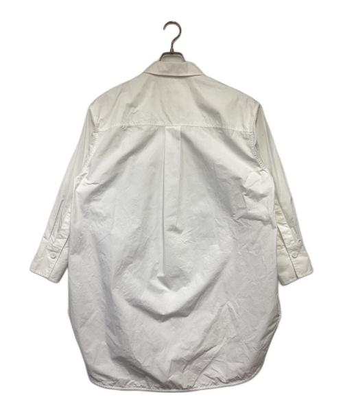 JIL SANDER（ジルサンダー）JIL SANDER (ジルサンダー) シャツ ドレス ホワイト サイズ:34の古着・服飾アイテム