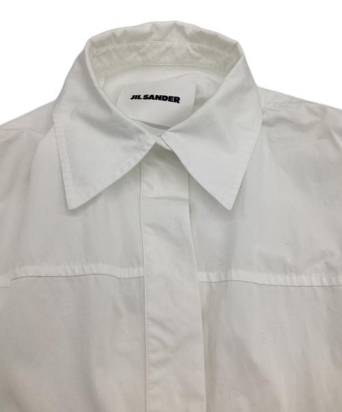 JIL SANDER（ジルサンダー）JIL SANDER (ジルサンダー) シャツ ドレス ホワイト サイズ:34の古着・服飾アイテム