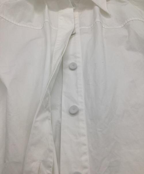 JIL SANDER（ジルサンダー）JIL SANDER (ジルサンダー) シャツ ドレス ホワイト サイズ:34の古着・服飾アイテム
