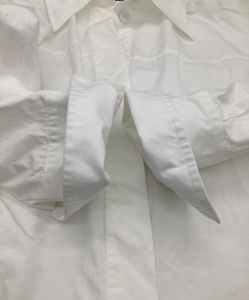 JIL SANDER（ジルサンダー）JIL SANDER (ジルサンダー) シャツ ドレス ホワイト サイズ:34の古着・服飾アイテム