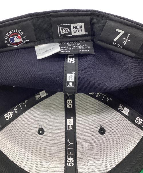 MoMA（モマ）MoMA (モマ) New Era (ニューエラ) GENUINE MERCHANDISE (ジェニュイン マーチャンダイズ) 59FIFTY（フィフティーナインフィフティー）キャップ ブラック サイズ:7 1/4の古着・服飾アイテム